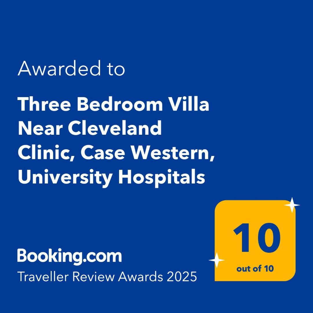 Three Bedroom Villa Near Cleveland Clinic, Case Western, University Hospitals South Euclid Ngoại thất bức ảnh